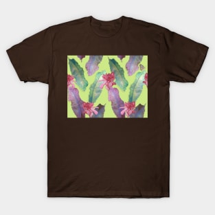 Tropical leaves and flowers T-Shirt